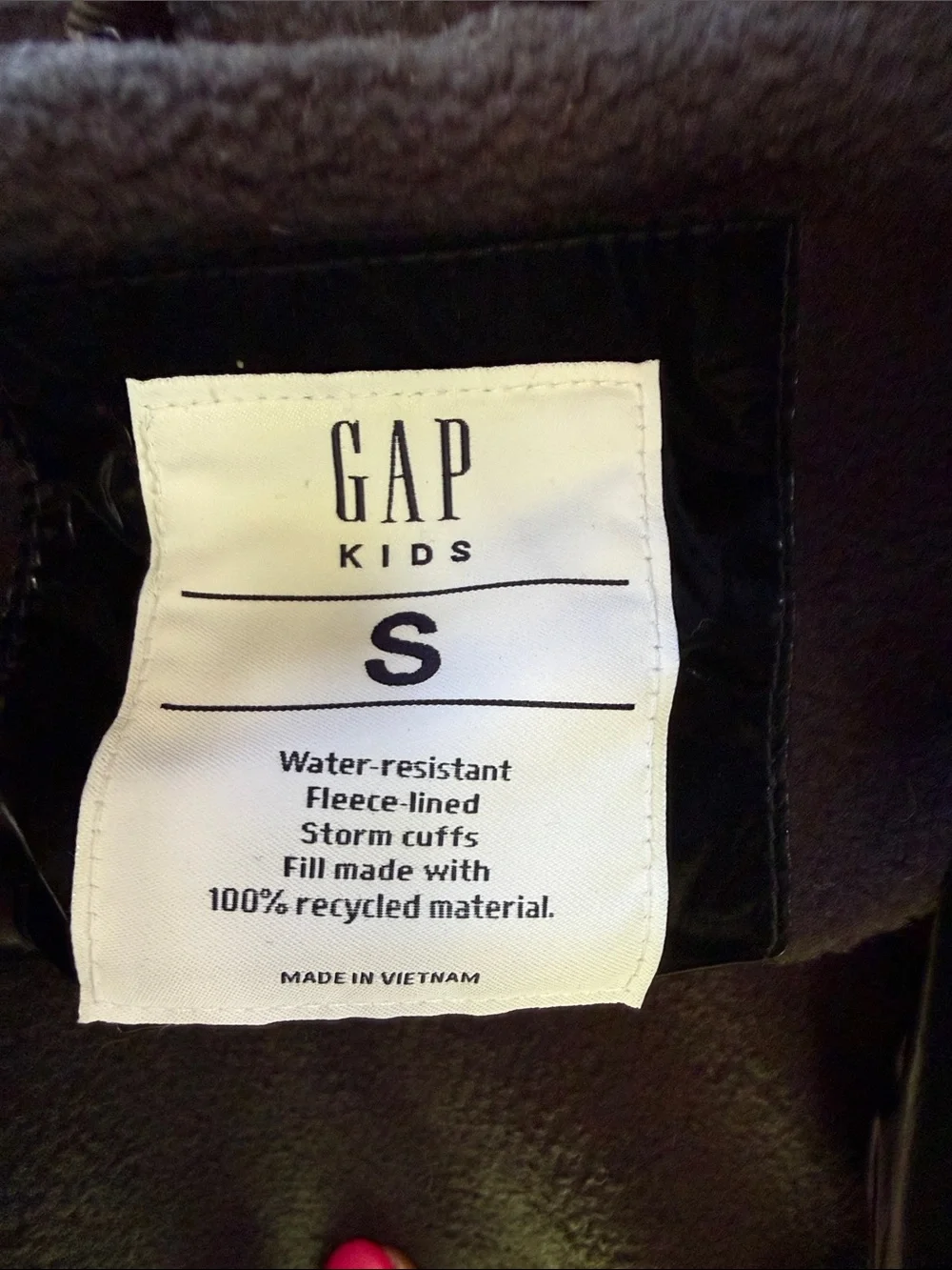 GAP Black Puffer Jacket for Kids